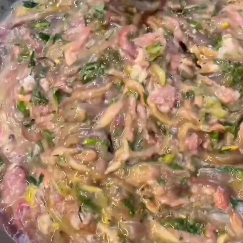 Bước 2 Ướp và hấp rươi Lẩu rươi