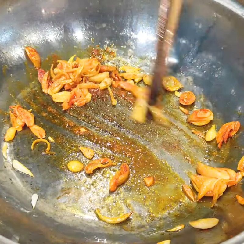 Bước 2 Viên thịt và chuẩn bị nước canh rau ngải cứu Canh ngải cứu