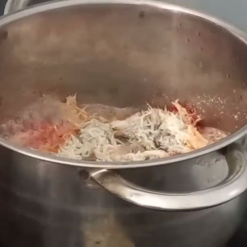 Bước 2 Xào cà chua và cá mờm sữa Canh lá lằng