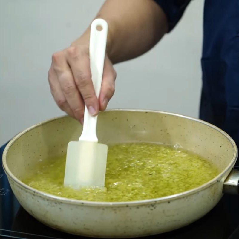 Bước 2 Xào cốm dẻo thơm Cốm xào Hà Nội