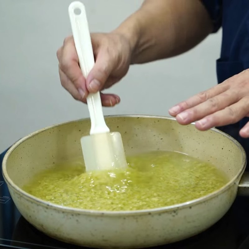 Bước 2 Xào cốm dẻo thơm Cốm xào Hà Nội