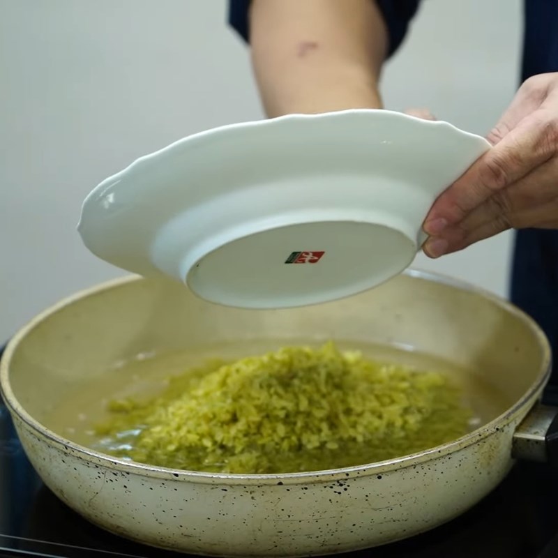 Bước 2 Xào cốm dẻo thơm Cốm xào Hà Nội