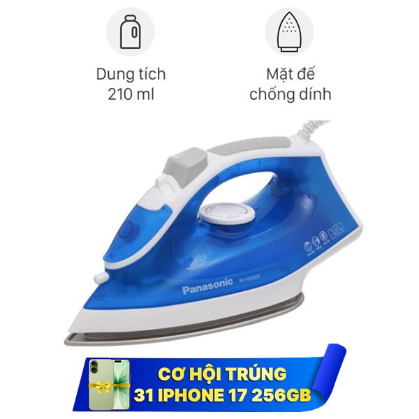 Bàn ủi hơi nước Panasonic NI-M300TARA 1800W