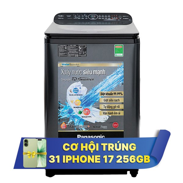 Máy giặt Panasonic Inverter 10.5 Kg NA-FD10VR1BV