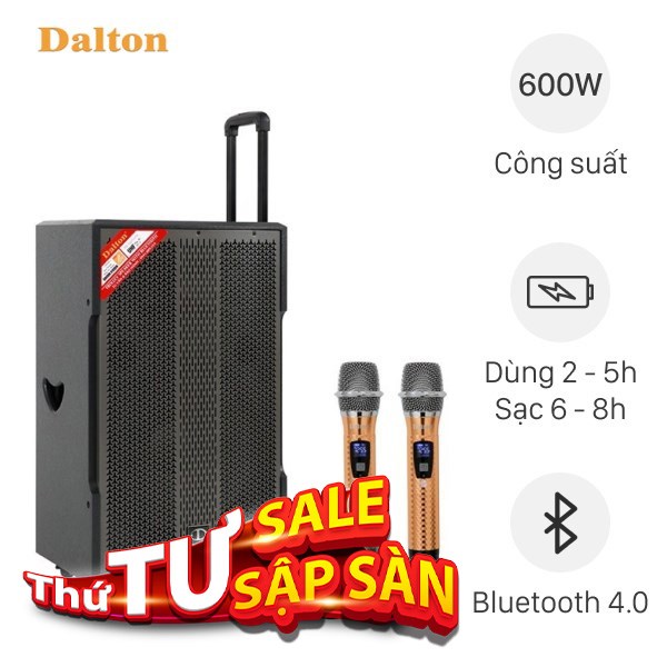 Loa kéo Karaoke Dalton TS-15G600X 600W