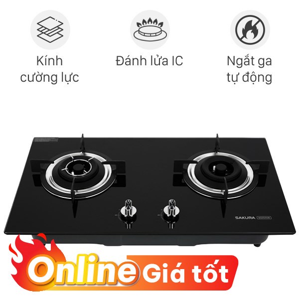 Bếp ga âm Sakura SG-2525GB