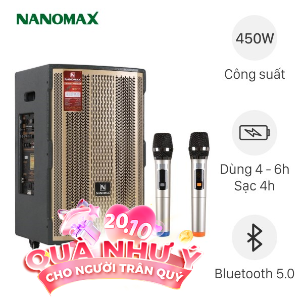 Loa kéo Karaoke Nanomax S-1000 450W