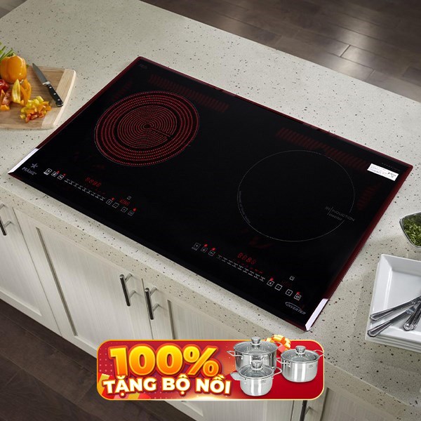 Bếp từ hồng ngoại lắp âm Pramie 2105