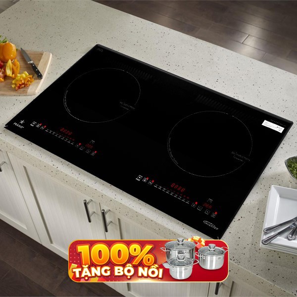 Bếp từ đôi lắp âm Pramie 2205