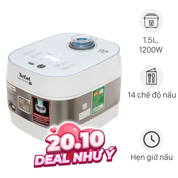 Nồi cơm cao tần Tefal 1.5 lít RK762168