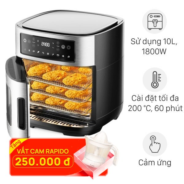 Lò chiên không dầu Kangaroo KG12AF1A 12 lít