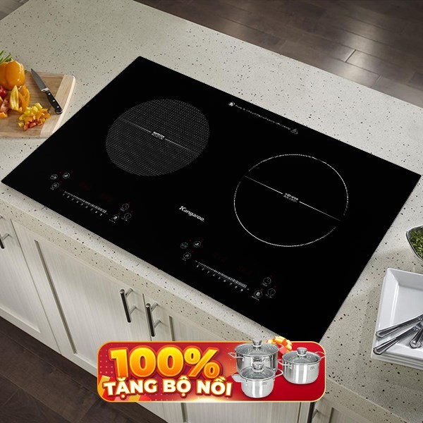 Bếp từ đôi lắp âm Kangaroo KG855i