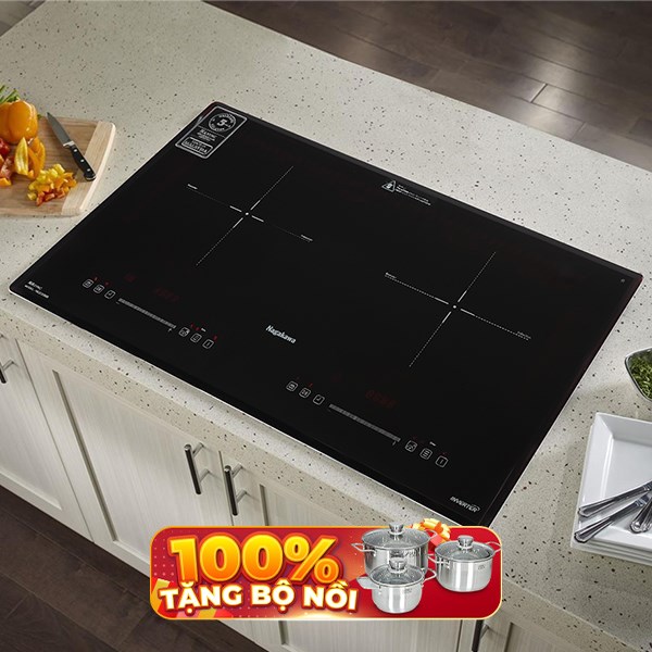 Bếp từ đôi lắp âm Nagakawa NK2C05MB