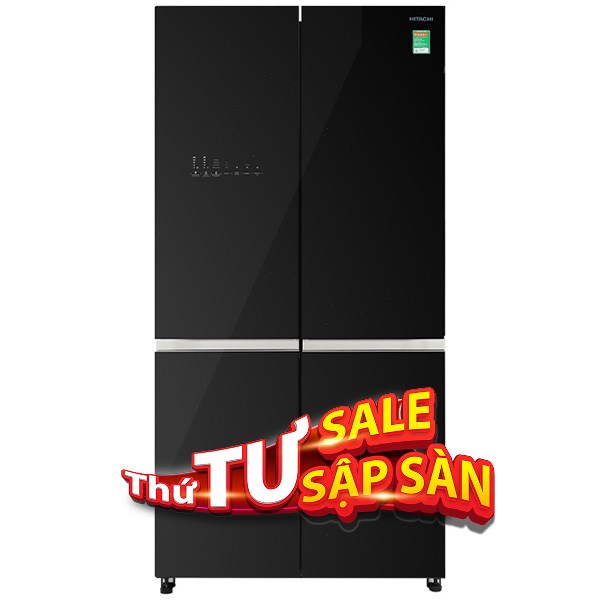 Tủ lạnh Hitachi Inverter 569 lít Multi Door R-WB640VGV0 GBK
