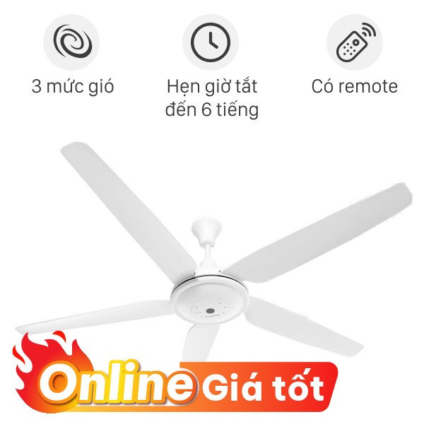 Quạt trần Kangaroo 5 cánh KGSF056051 56W