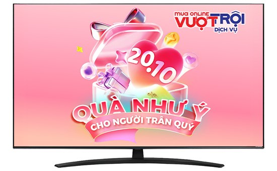 Smart Tivi NanoCell LG AI 4K 55 inch 55NANO76SQA