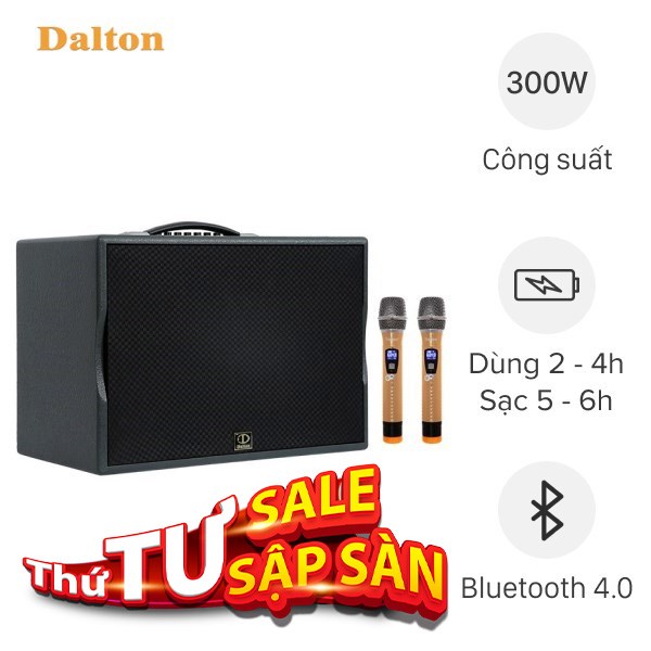 Loa karaoke xách tay Dalton PS-K25A 300W