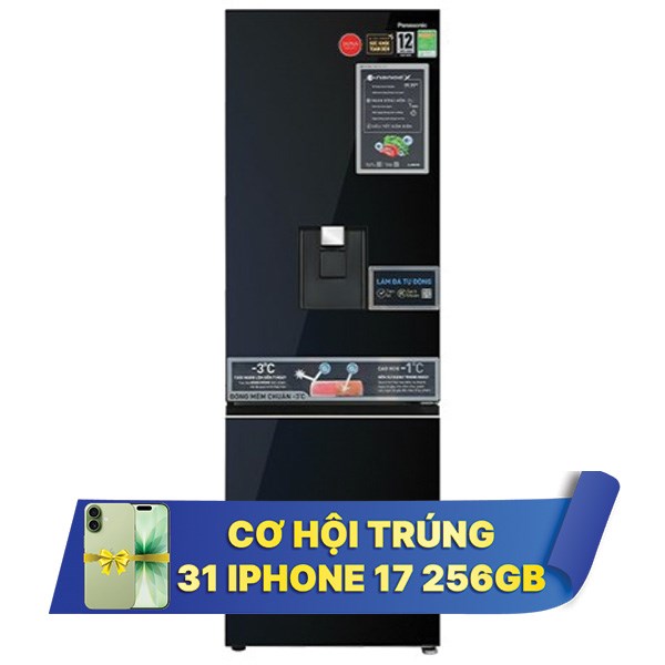 Panasonic Inverter 325 lít NR-BV361WGKV