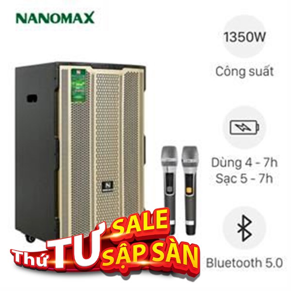 Loa kéo karaoke Nanomax S-5000 1350W