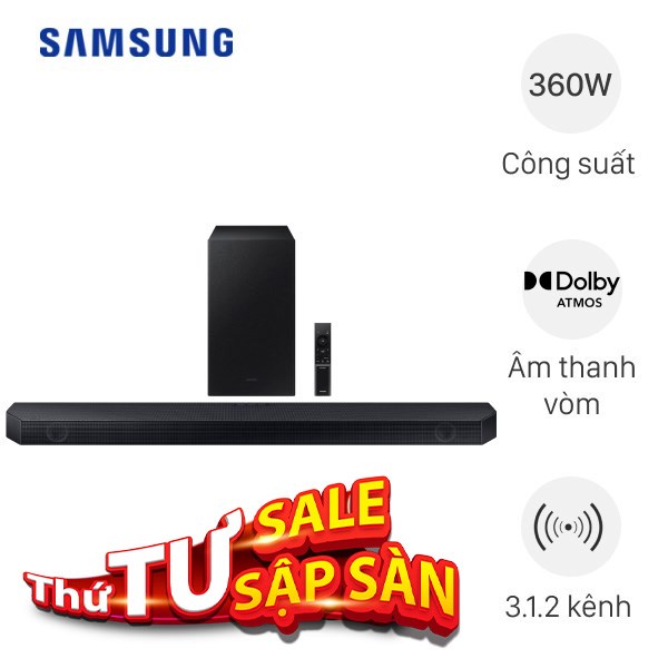 Bộ loa thanh Samsung HW-Q600C/XV 360W