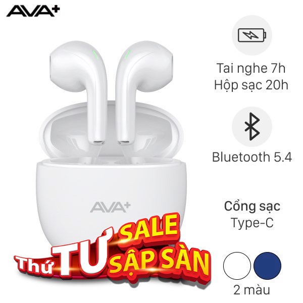 Tai nghe Bluetooth True Wireless AVA  FreeGo PT62