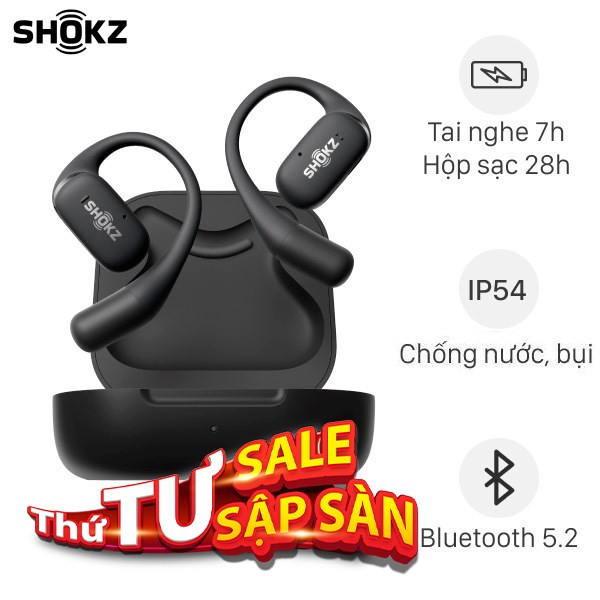 Tai nghe Bluetooth True Wireless Shokz OPENFIT T910