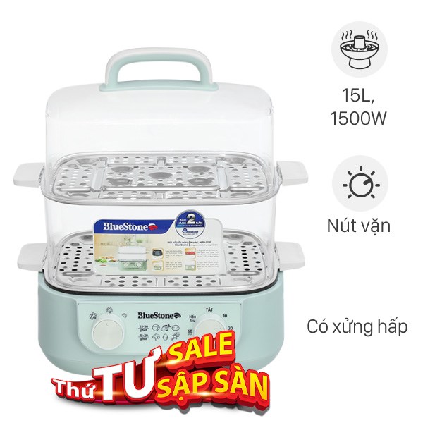 Nồi lẩu hấp đa năng BlueStone MPB-7235 15 lít