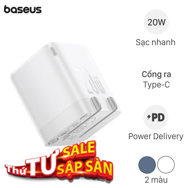 Sạc nhanh Baseus CCGAN20CS