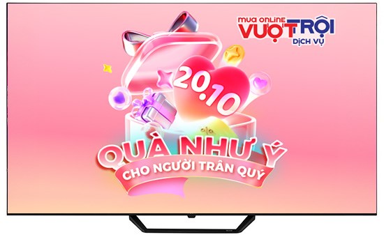 Google Tivi QLED Aqua 4K 55 inch AQT55S80EUX