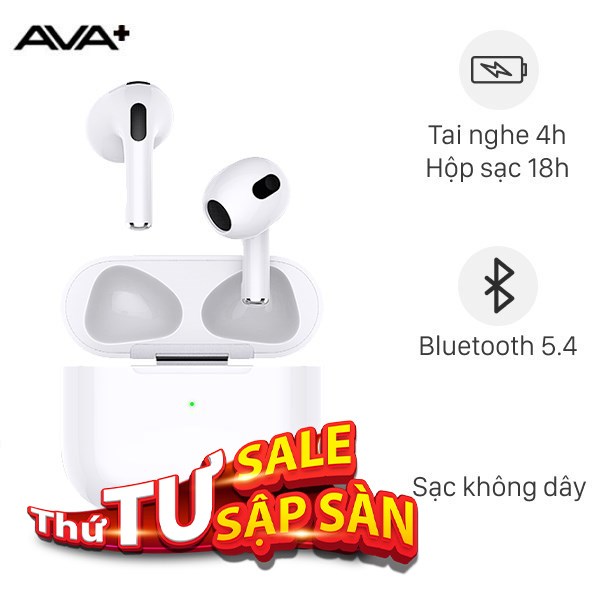 Tai nghe Bluetooth True Wireless AVA  Buds Life Air 2 Pro