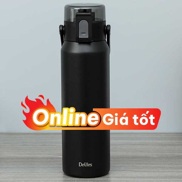 Bình giữ nhiệt Inox 700 ml Delites XB-24130 Đen