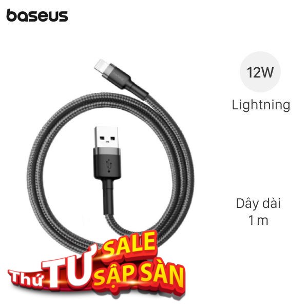 Cáp sạc 1m Baseus Cafule CALKLF-BG1