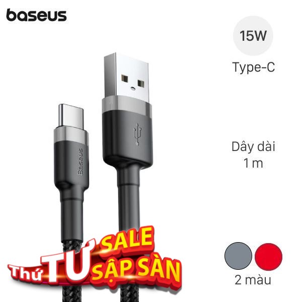 Cáp sạc 1m Baseus Cafule CATKLF-B1