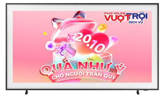 Smart Tivi Khung Tranh The Frame QLED Samsung AI 4K 75 inch QA75LS03F