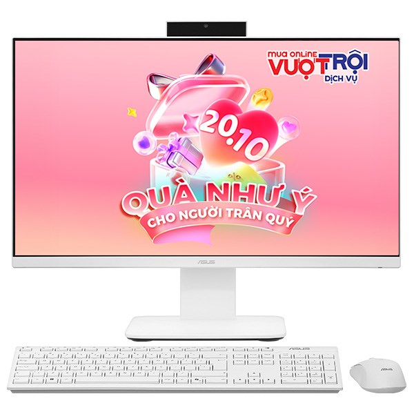 ASUS AIO V440VAT i5 13420H/16GB/512GB/23.8"Full HD/Bàn phím/Chuột/Win11 (WPD010W)