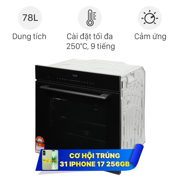 Lò nướng âm Panasonic HL-CX672BYUE 78 lít
