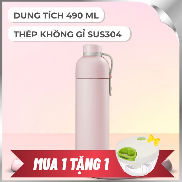 Bình giữ nhiệt inox 490 ml Belt Bottle Lock