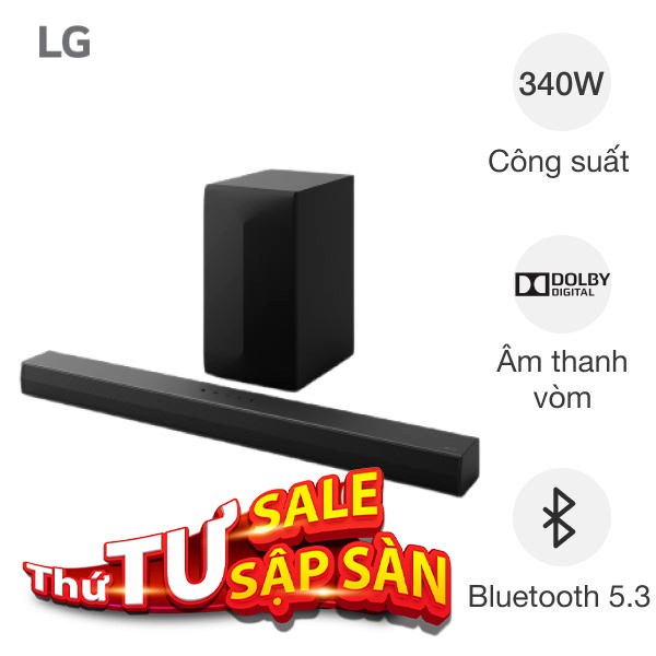 Bộ loa thanh LG S60T 340W