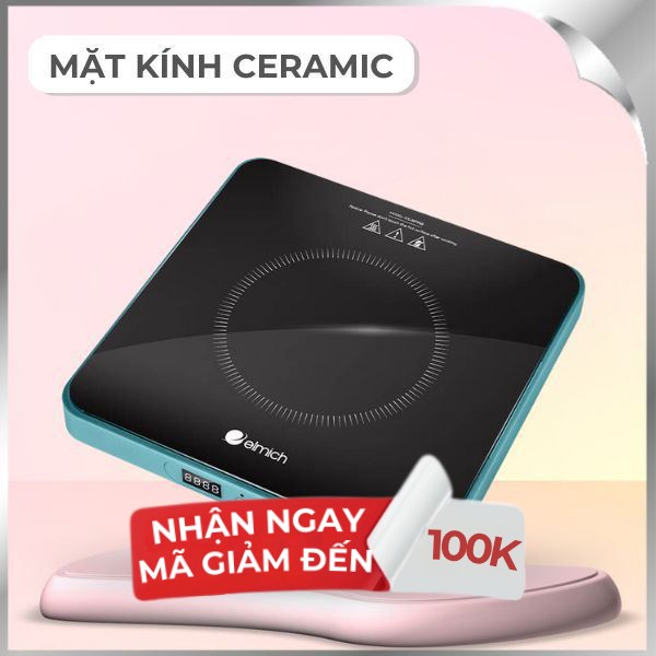 Bếp từ đơn Elmich ICE-3879SB 2100W
Mẫu mới