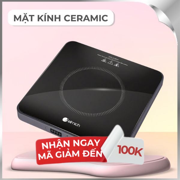 Bếp từ đơn Elmich ICE-3879GR 2100W
Mẫu mới