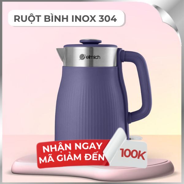 Ấm đun siêu tốc Elmich 1.8 lít KEE-8457GB
Mẫu mới