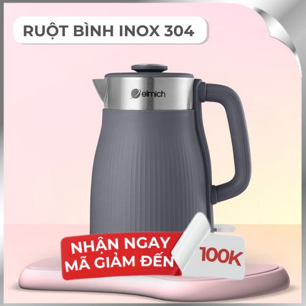 Ấm đun siêu tốc Elmich 1.8 lít KEE-8457GR
Mẫu mới