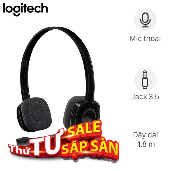 Tai nghe Chụp Tai Logitech H151 (imei)