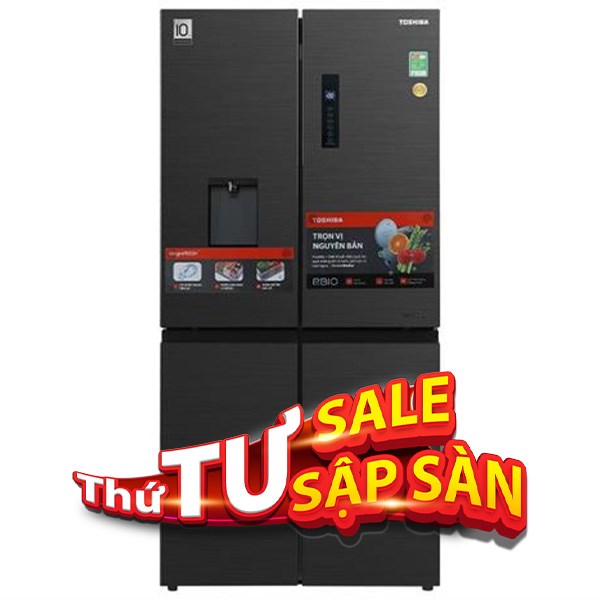 Tủ lạnh Toshiba Inverter 471 lít Multi Door GR-RF606WI-PMV(60)-AG