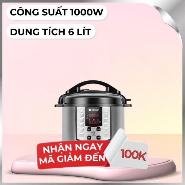Nồi áp suất điện tử Elmich PCE-1809OL 6 lít