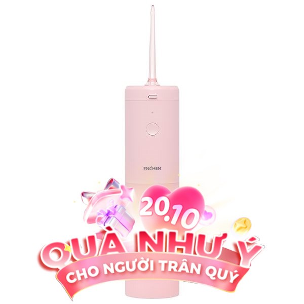 Máy tăm nước cầm tay Enchen Mint 3 - Hồng