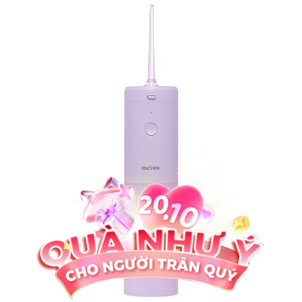 Máy tăm nước cầm tay Enchen Mint 3 - Tím