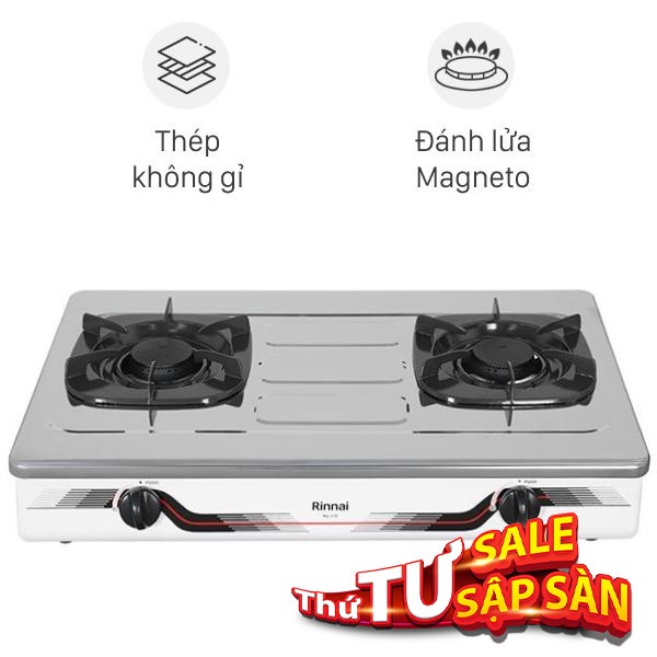 Bếp gas đôi Rinnai RV-370(SM)N