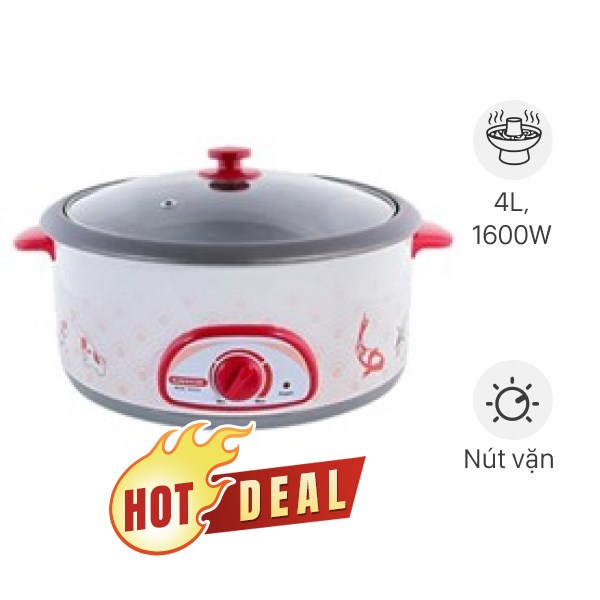 Nồi lẩu điện Sunhouse SH-525L 4 lít