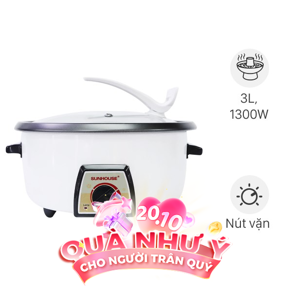 Nồi lẩu điện Sunhouse SHD 4521 3 lít